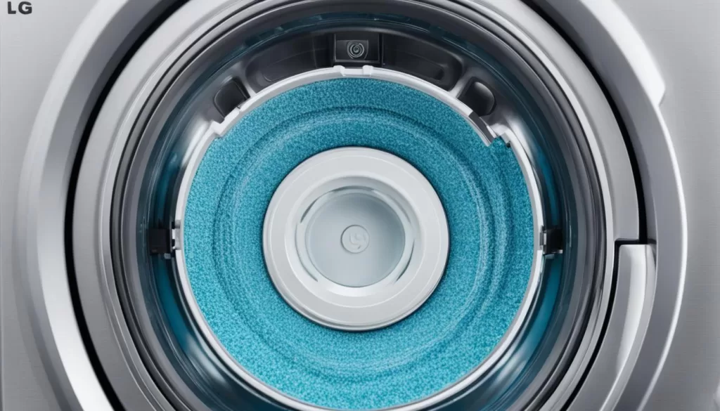 LG washing machine internal inspection