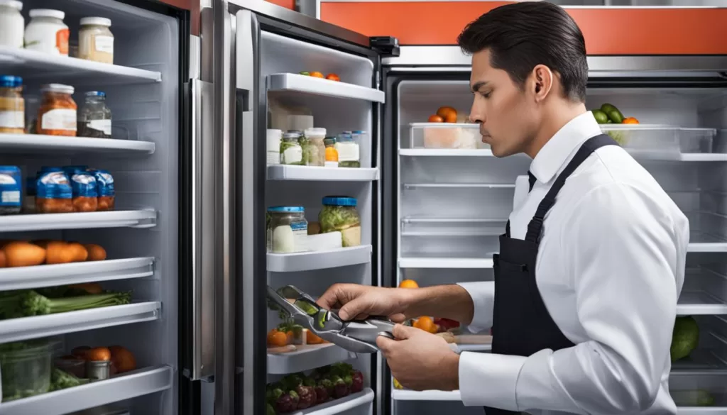 Sub-Zero refrigerator technician