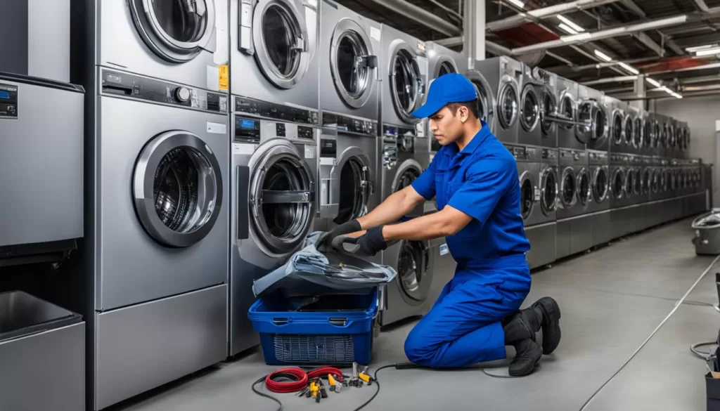 washer repair service professional