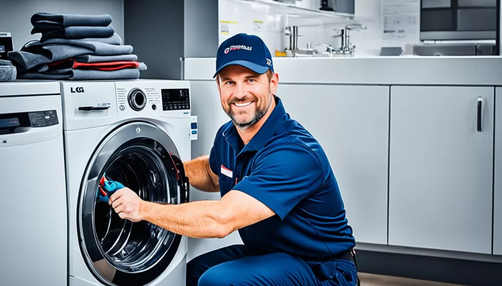 LG washer repair guide using genuine parts